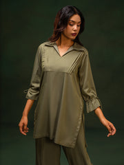 Aura | Co-Ord Set | Olive Green