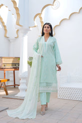 3 PC - Embroidered Lawn Suit
