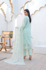 3 PC - Embroidered Lawn Suit
