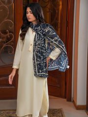 Doodle Art Stole (Black)