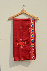 Sindhi Hurmich Maroon Chaddar