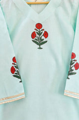 Pastel Aqua Summer Co Ord Set