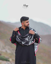 Huroof Stole (Black - Men)