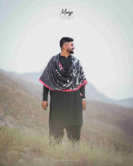 Huroof Stole (Black - Men)