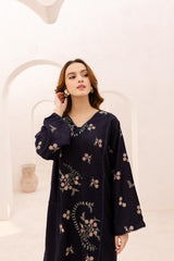 2PC Embroidered Dress - 1078