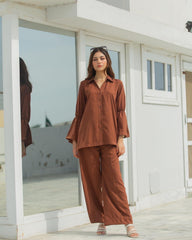 Brown Two Piece Suit