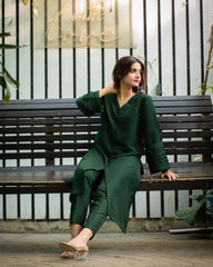 Bottle Green Two Piece Suit