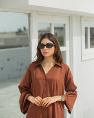 Brown Two Piece Suit