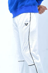 White Pipping Trouser