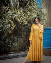 Ochre Long Frock