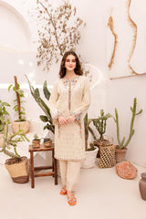 2PC Winter Embroidered Dress-1048