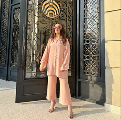 PEACH Scallop Co-ord set