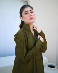 Moss Green Two Piece Suit