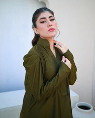 Moss Green Two Piece Suit