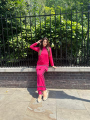 Pink Co-ord set with strip