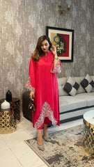 Pink Embroidered two pc(pay-now)