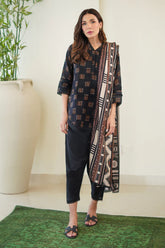 SM01 - Sahar Unstitched 3 Piece Lawn