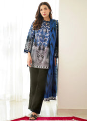 SM02 - Sahar Unstitched 3 Piece Lawn