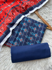 SA3 - Safina Printed Khaddar 3P