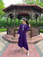 Purple Embellished Stone