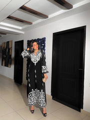 EMBROIDERED ARI two pc