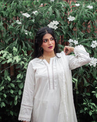 White Three Piece Suit