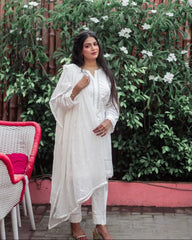 White Three Piece Suit