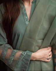 Olive Green Three Piece Suit