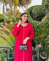 Red Embellished Swarovski