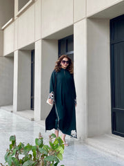 Dark Green Embroidered two pc