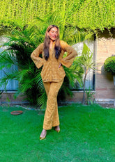 Mustard Crochet Co-Ord set