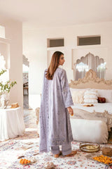 FLK -8B | Chikankari Khaddar Embroidered 3P