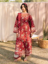 Ivory-02 - Embroidered Lawn 3P