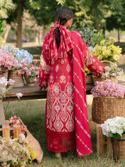 Ivory-04 - Embroidered Lawn 3P