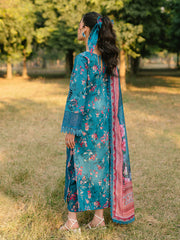 Ivory-07 - Embroidered Lawn 3P