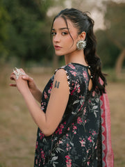 Ivory-08 - Embroidered Lawn 3P