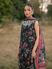 Ivory-08 - Embroidered Lawn 3P