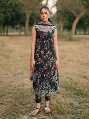 Ivory-08 - Embroidered Lawn 3P