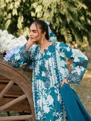 Ivory-11 - Embroidered Lawn 3P