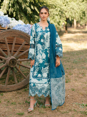 Ivory-11 - Embroidered Lawn 3P