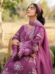 Ivory-13 - Embroidered Lawn 3P