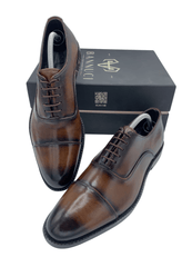 Luxury Brown Handmade Oxfords Shoes