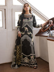 MS-01 - Embroidered Luxury Lawn 3P