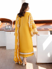 MS-02 - Embroidered Luxury Lawn 3P