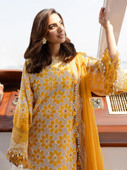 MS-02 - Embroidered Luxury Lawn 3P