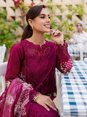 MS-03 - Embroidered Luxury Lawn 3P