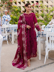 MS-03 - Embroidered Luxury Lawn 3P