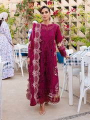 MS-03 - Embroidered Luxury Lawn 3P