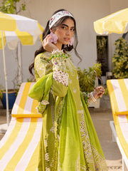 MS-04 - Embroidered Luxury Lawn 3P