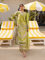 MS-04 - Embroidered Luxury Lawn 3P
